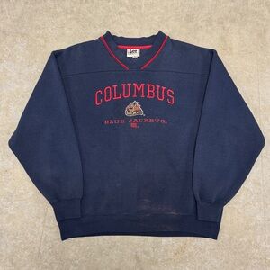 Vintage Columbia Blue Jackets Crewneck